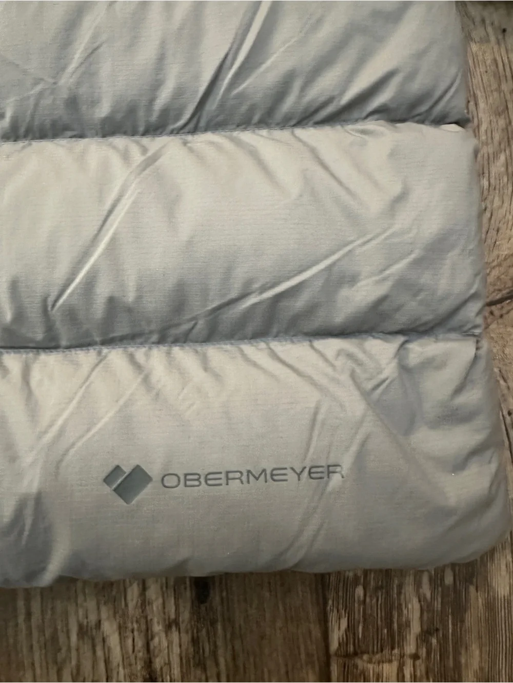 Obermeyer Klaus Down 800 FP Lightweight Winter Nylon Jacket Men's Size 2XL Gray
